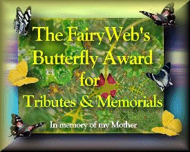 Fairy Web's Award for Tributes and Memorials