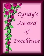 Cyndy's Award of Excellence